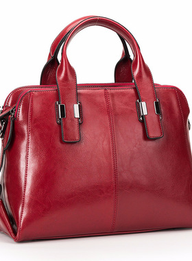 英国设计师CherryKoko欧美商务真皮女包手提包大包包新款简约牛皮