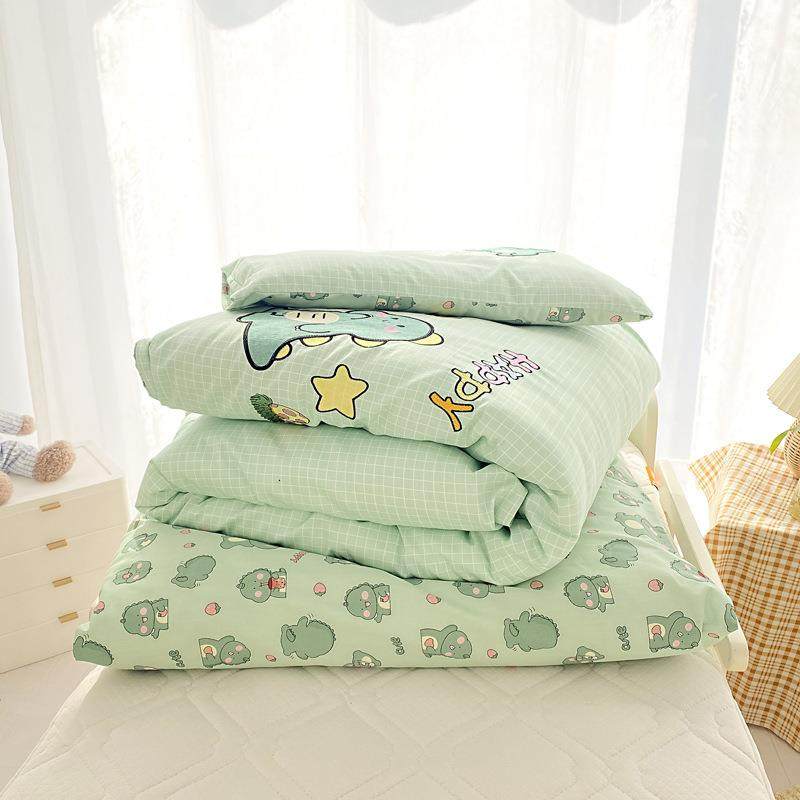 幼儿园被子三件套纯棉被套宝宝入园午睡床品六七件套儿童全棉被褥