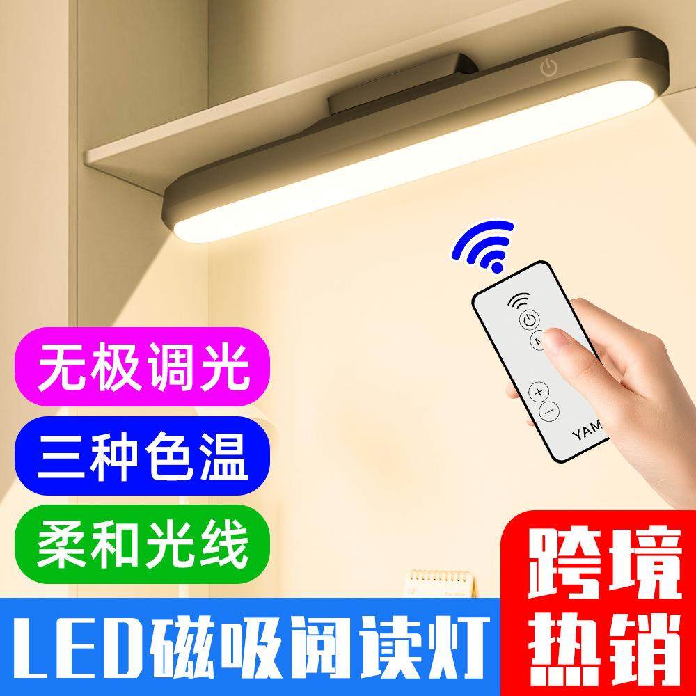 跨境LED酷毙灯学习卧室创意床头灯办公宿舍触摸阅读护眼台灯充电