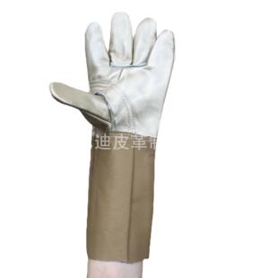 浅色深色头层家私皮电焊手套全皮无里透气牛皮防刺防割钣金工作