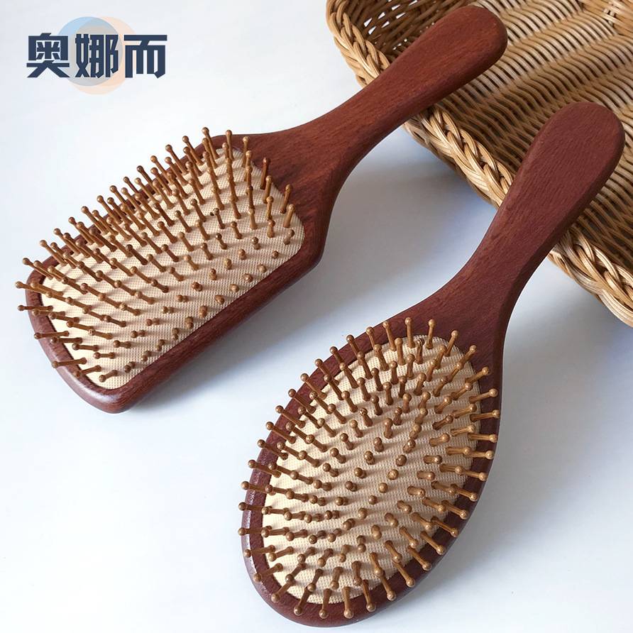 梳子头皮按摩梳顺发檀木梳专用木梳顺发卷发梳气垫梳头梳气囊梳