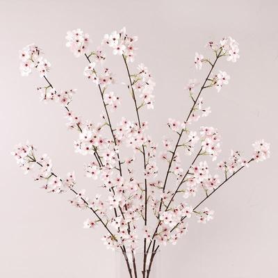 中式长枝垂吊樱花 家居梨花婚庆道具摆件 装饰樱花仿真花厂家