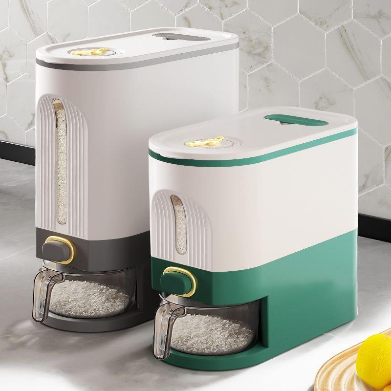 米桶五谷杂粮收纳盒密封防虫防潮储米箱厨房整理储粮罐家用米缸