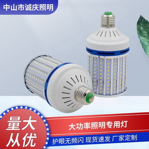 供应工程商业照明灯e27/40LED灯泡玉米灯珠40W/100W玉米灯大功率