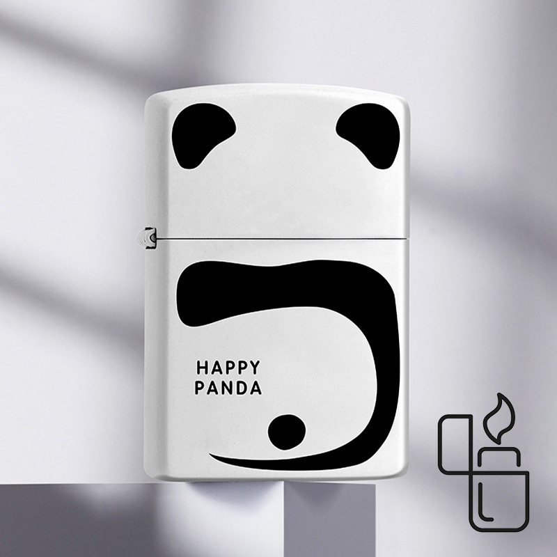 生日礼物熊猫元素打火机送男生图片