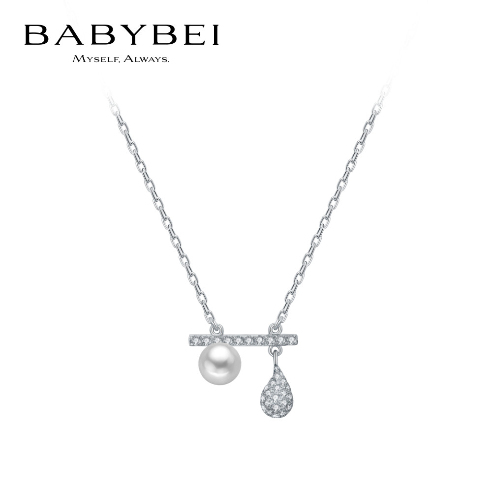 BABYBEI初贝水滴项链锁骨链