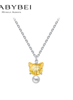 BABYBEI初贝招财小猫项链