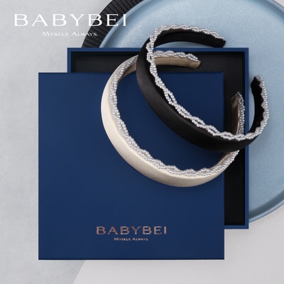 BABYBEI初贝丝丝珍珠宽版发箍