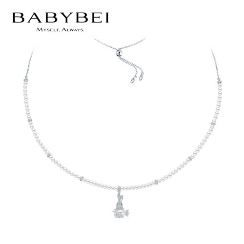 BABYBEI初贝兔兔项链锁骨链