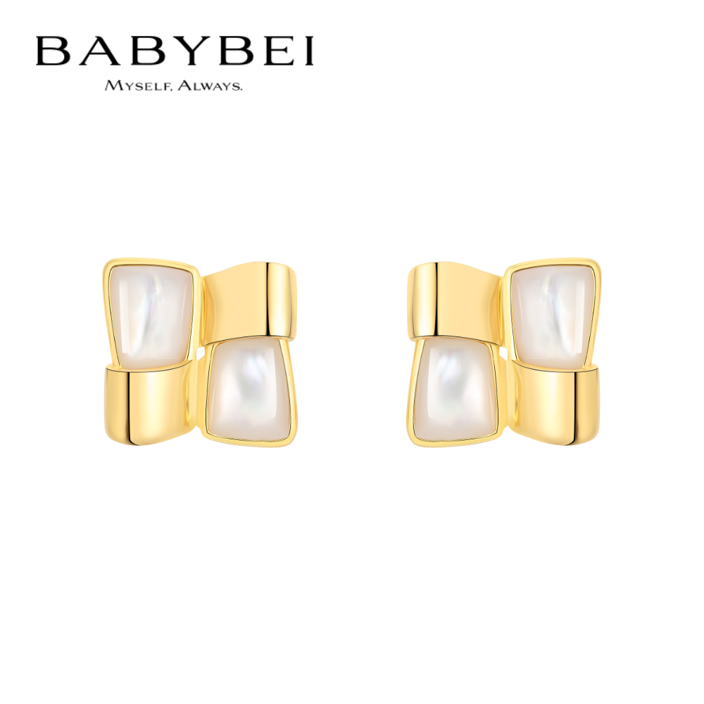 BABYBEI初贝纺织耳钉耳夹耳饰