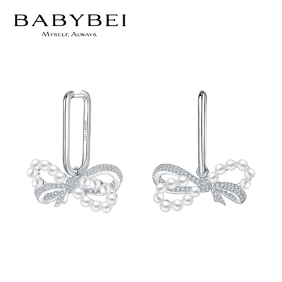 BABYBEI初贝蝴蝶结耳坠