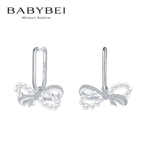 BABYBEI初贝蝴蝶结耳坠