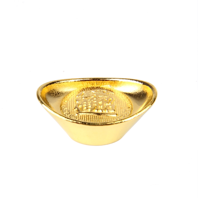 元宝摆件合金填充供奉关公财神爷