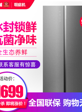 容声 BCD-556WVS1HPC 一级变频对开门冰箱家用风冷无霜等级机