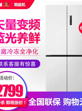Ronshen/容声 BCD-601WD11FP 十字对开门大容量一级变频家用冰箱