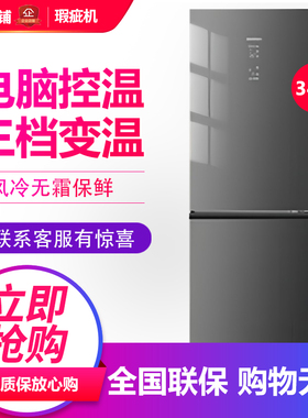 容声 BCD-341WD12DP一级能效两门家用小型电冰箱节能低噪等级机