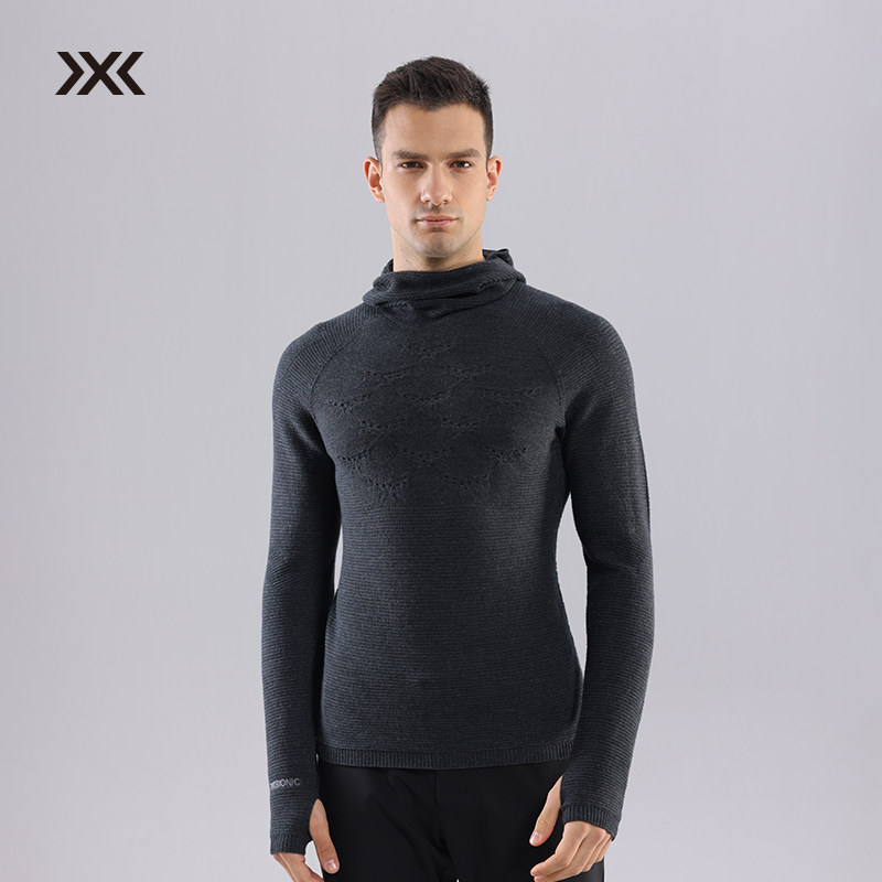 X-BIONIC 轨迹羊毛全成型连帽衫男 美利奴弹力控温长袖T恤秋冬,户外/登山/野营/旅行用品,户外休闲衣,淘宝优惠券,粉丝福利购,淘宝优惠卷