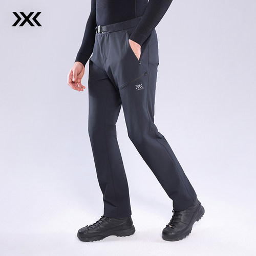 X-BIONIC 风岚中量软壳裤男 防泼水耐磨弹力防风户外徒步登山长裤