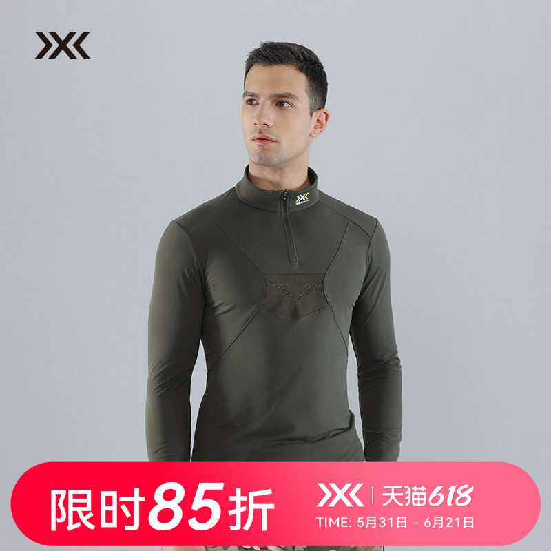 x-bionic RACCOON半拉链套头衫 男 3D功能控温板轻量舒适外套