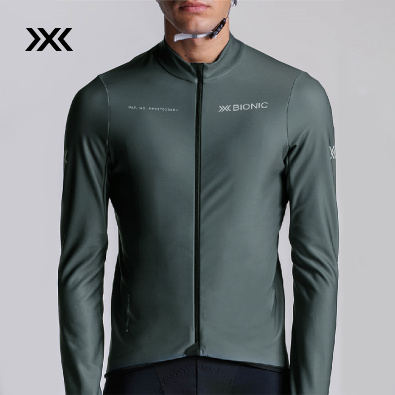 X-BIONIC 势能骑行男士立领长袖长裤套装保暖控温轻量山地公路