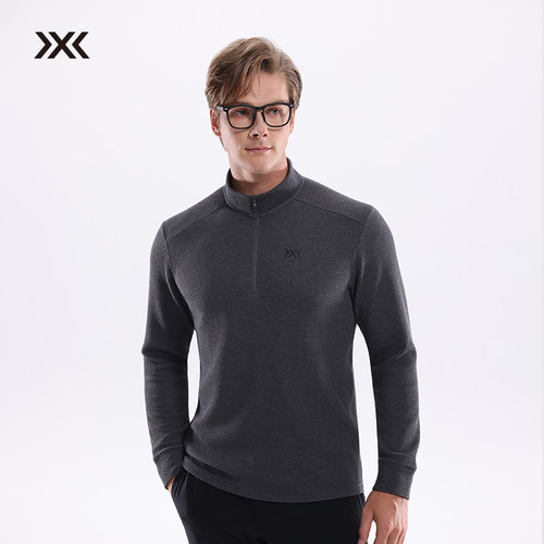 X-BIONIC 艾德空气层半开拉链卫衣秋冬保暖日常商务通勤中间层