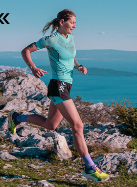 xbionic 倍能竞速女士短袖短裤 专业越野竞速路跑上衣