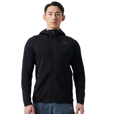 旷野行云轻量连帽开衫男