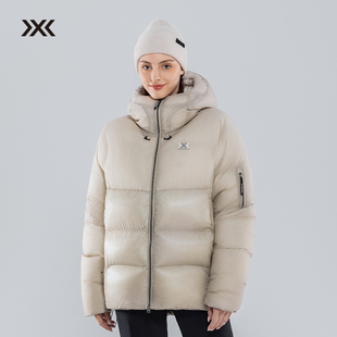 850蓬白鹅绒女子面包保暖羽绒服JW21804 旷野连帽羽绒服 BIONIC