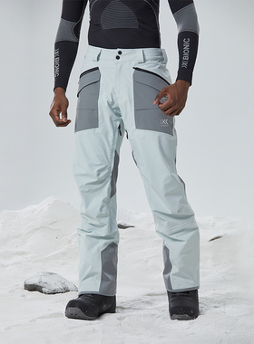 X-BIONIC 律动单板滑雪裤 冬季防风防水透气可调节松紧裤21812