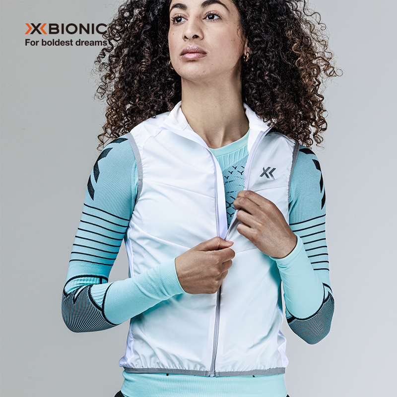 x-bionic 倍能骑行女士马甲 户外骑行运动跑步控温抑菌马甲