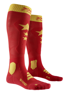 X-SOCKS 爱国者4.0滑雪袜中国版 健身运动专业滑雪袜子SS55W20U