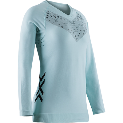 xbionic 倍能舒跑女士长袖上衣 日常训练路跑健身舒适透气控温服