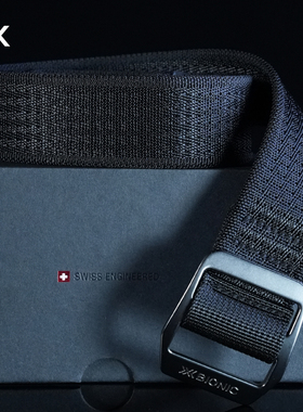 X-BIONIC 潜行弹力腰带 弹力卡扣商务日常徒步户外通勤多场景腰带