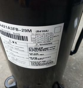 DA422A3F-26MD/2AMD/28ZAD DA420A3F-20M2/21MD 东芝变频压缩机