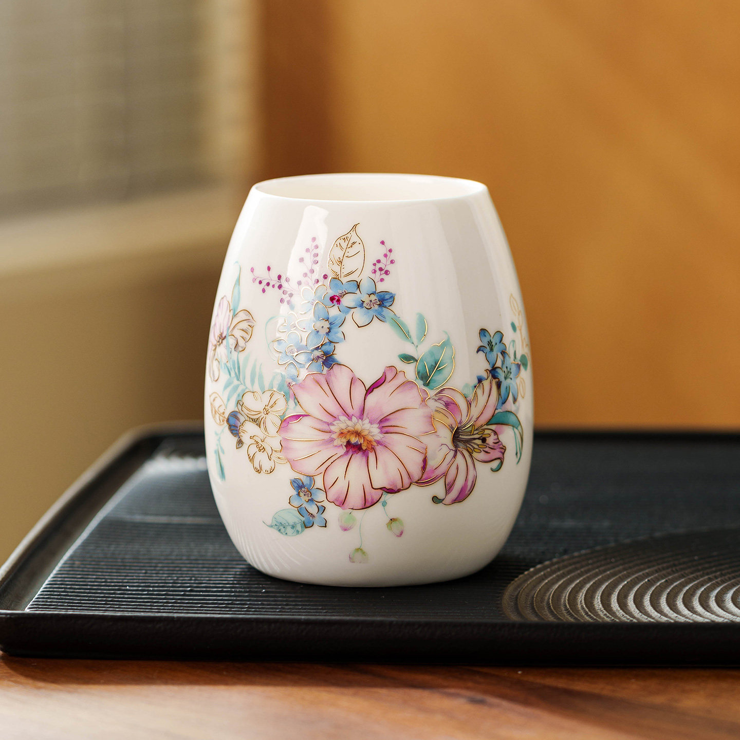 陶瓷花瓶摆件客厅插花水培鲜花