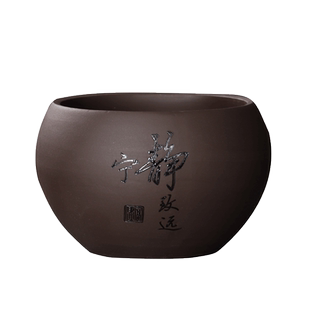 紫砂多肉陶瓷花盆复古室内老桩桌面兰草菖蒲盆栽创意文竹盆景特价