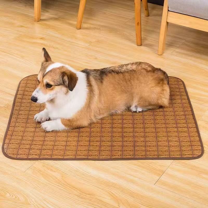 狗狗凉垫子夏天睡垫狗窝小猫窝凉席垫子夏季宠物降温用品睡觉凉席
