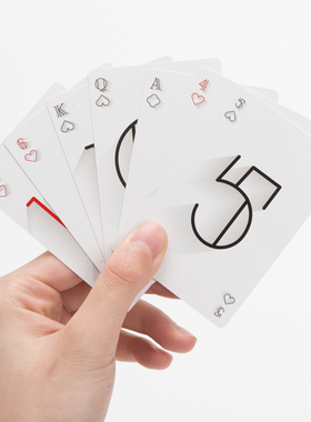 纸因你ZYN狼人杀两用扑克牌beladesign本来设计字母桌游纸牌 原创个性设计时尚魔术牌斗地主牌