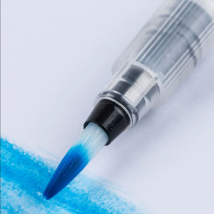 自来水笔便携式小号储水笔蓄水笔水彩画专用笔免沾水注水笔软头钢笔式毛笔装水笔