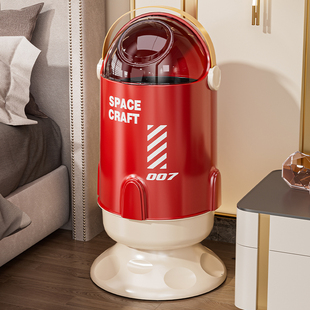 垃圾桶家用2025新款高颜值客厅可爱创意带盖轻奢高档儿童厕所纸篓