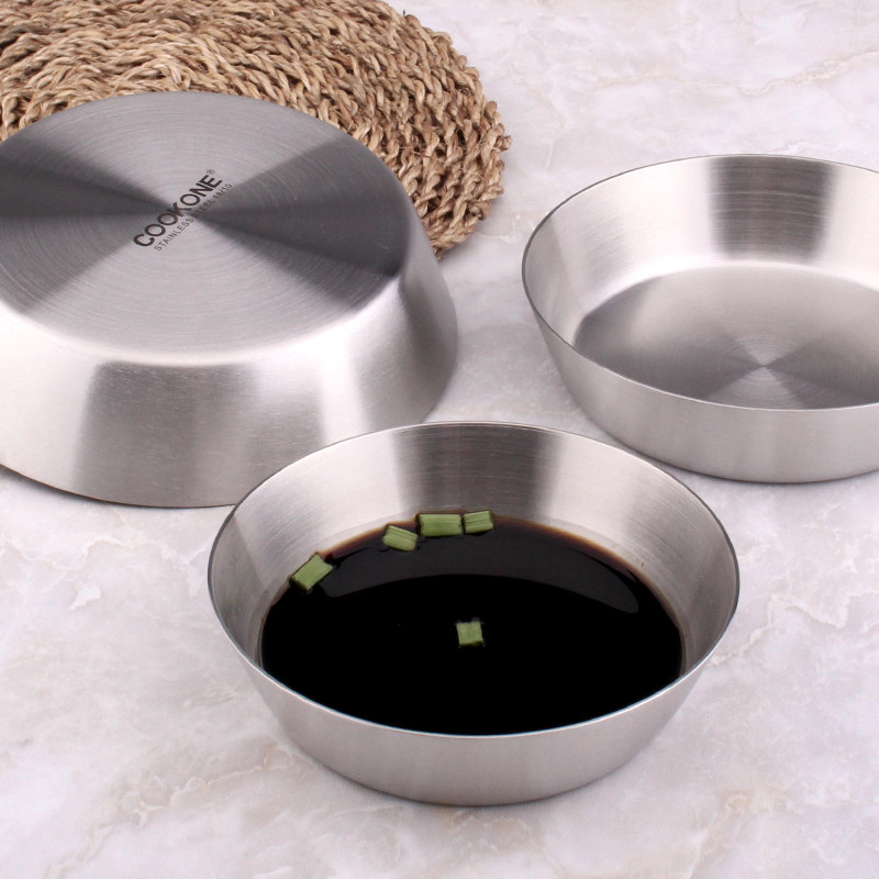 304不锈钢酱料碟韩式调味酱油泡菜碟凉菜蘸酱加厚火锅蘸料小碟子,餐饮具,碟,淘宝优惠券,粉丝福利购,淘宝优惠卷