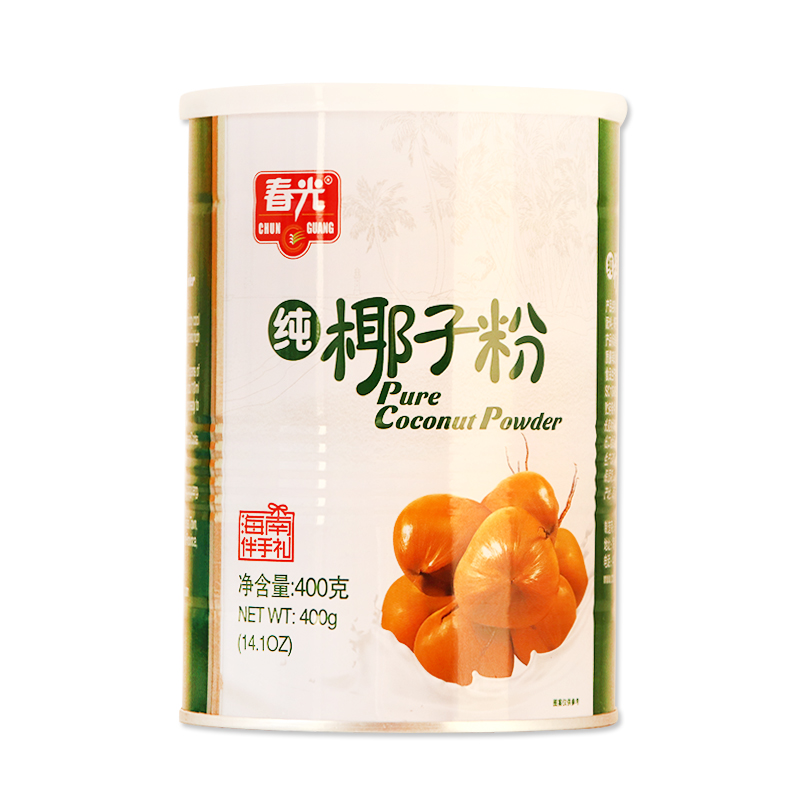 春光椰子粉纯椰子粉400g*2罐装正品椰子粉海南特产正宗椰子粉批发-封面