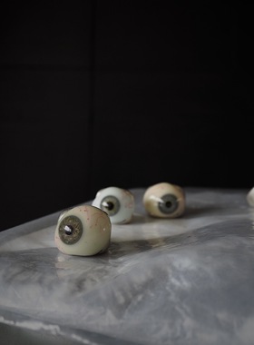 CCP风格眼球戒指纯银定制配饰