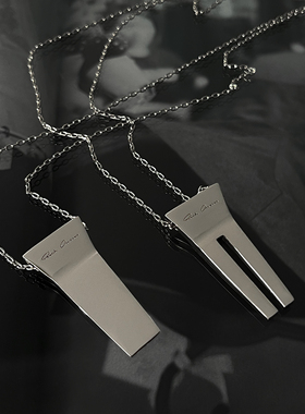 简约合金RO未来感情侣项链