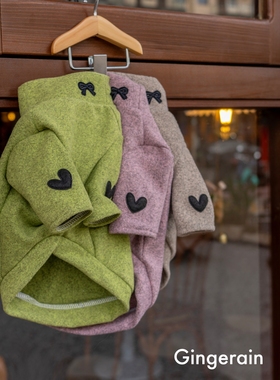 GINGERAIN 发热绒打底衫宠物狗衣服阳离子保暖约克夏马尔济斯