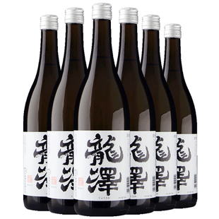 6瓶 料理烤肉米酒清酒750ml 清酒烧酒纯糯米低度洋酒龙泽日式 日式