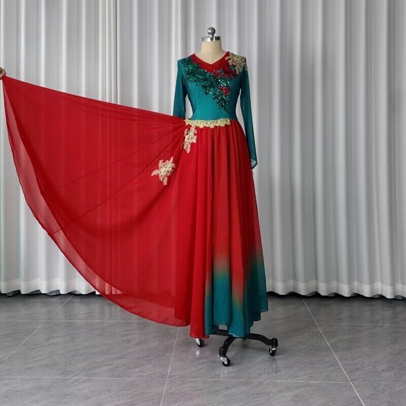 艺考独舞俏花旦舞蹈服京剧贵妃醉酒戏曲服中国风古典舞演出服定制