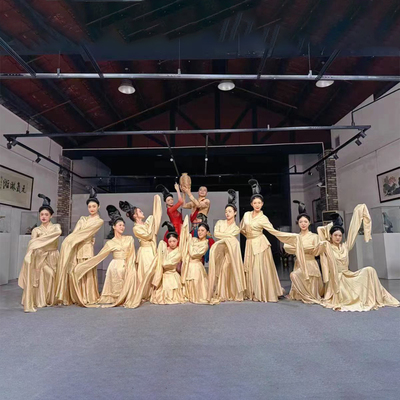 千里江山女广袖舞蹈古典舞蹈服装