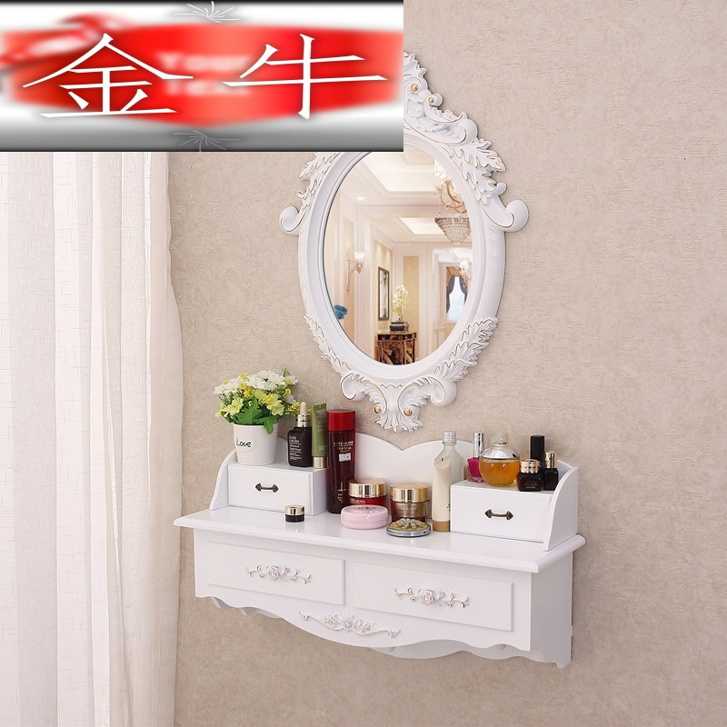 壁挂梳妆台镜迷你卧室网红ins北欧式小户型飘窗简约化妆台梳妆桌|ruв категории жилой мебели, Таблица класса, комод/стол - от Buy2taobao.com для оказания профессиональной услуги покупки агента Taobao