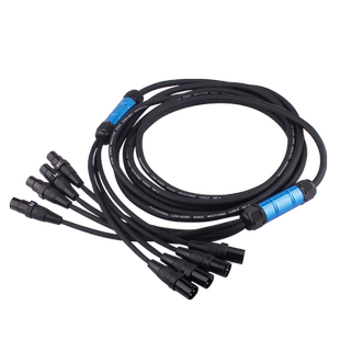 4芯卡侬音频信号线8芯12八16路卡农演出舞台音响灯光多芯讯道缆线